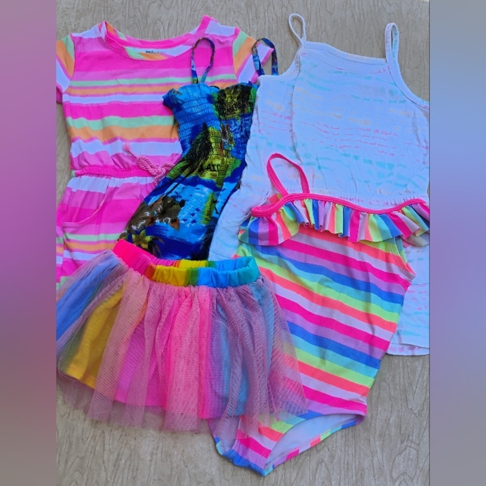 Girls Size 3t Summer Clothes Bundle Lot of 5